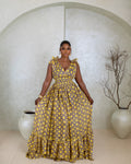 Karasi Dress (Golden Halo Print)
