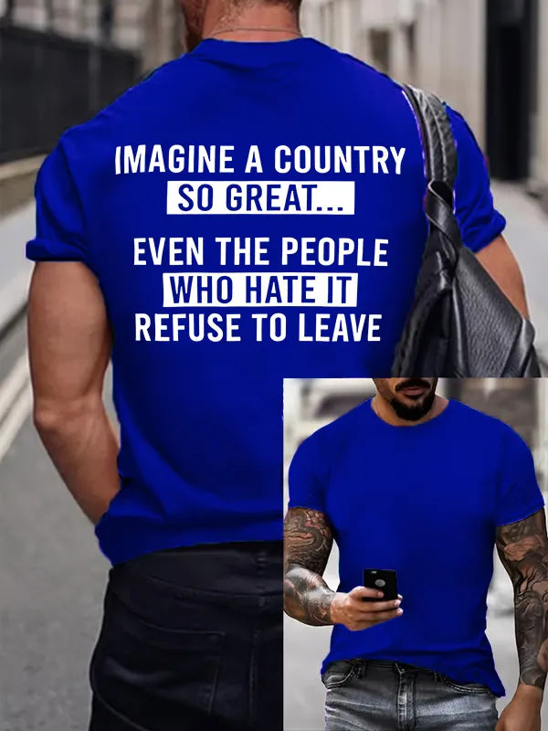 Men's IMAGINE A COUNTRY T-Shirt