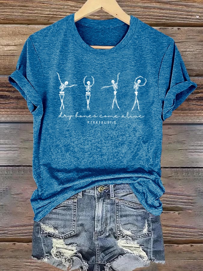 Women's Fun Skull Faith T-shirt