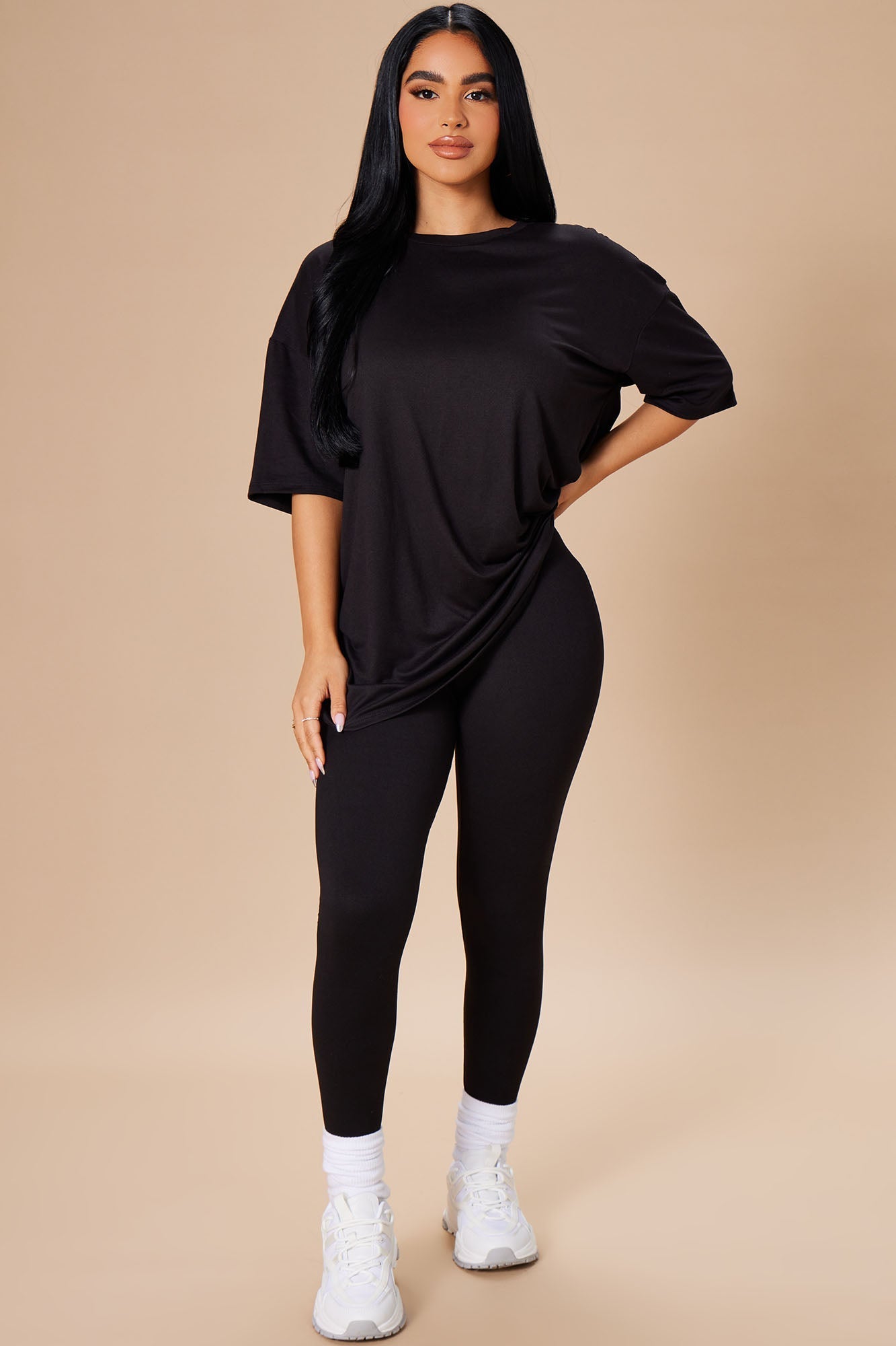 Weekend Vibes Legging Set - Black