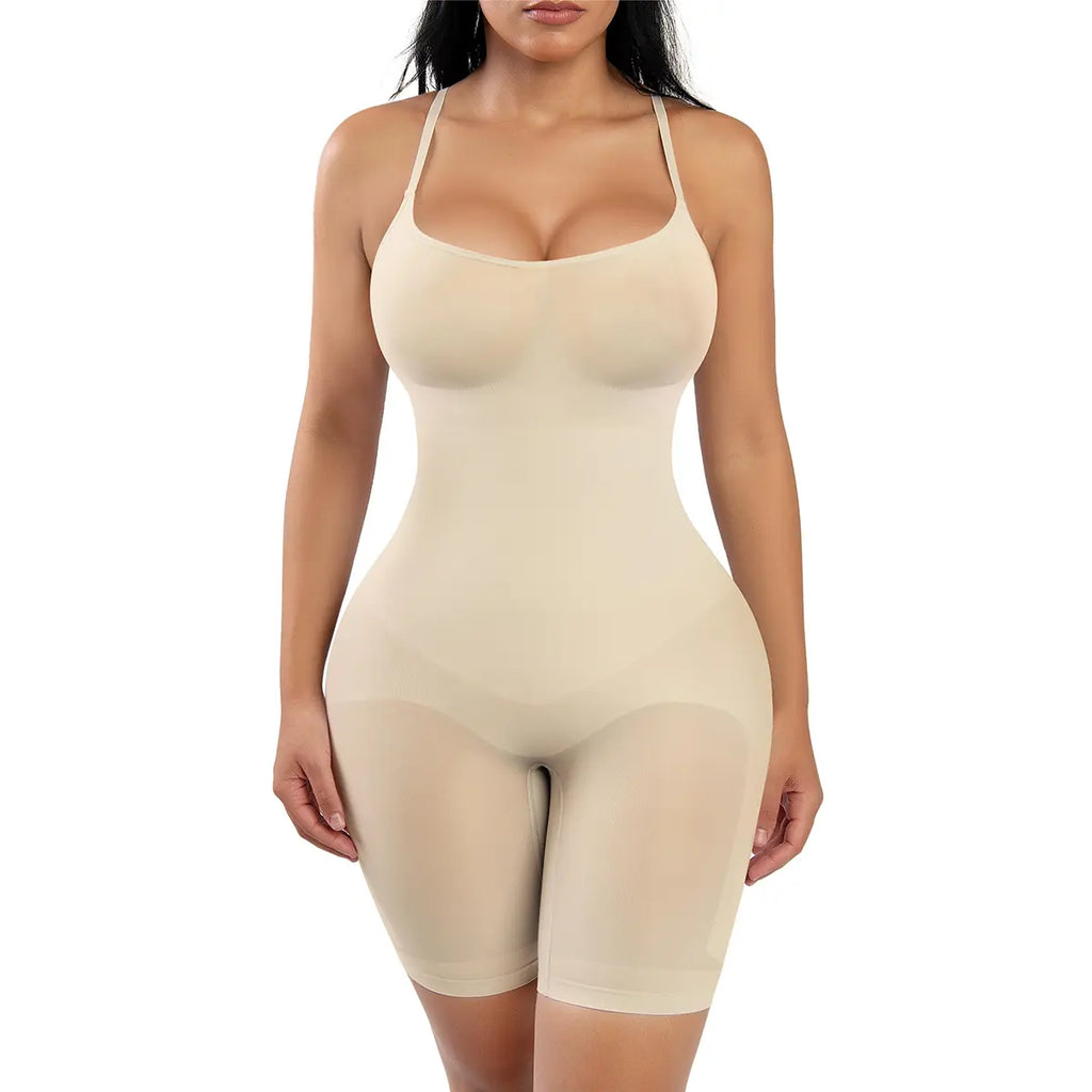 FeelinGirl Seamless Butt Lifter Bodysuit for Women