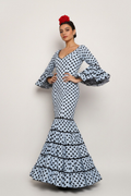 TRAJE FLAMENCA SRA ROSALÍA LUNARES MEDIANOS