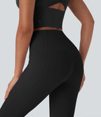 UltraSculptTM Cool Quick Dry High Waisted Tummy Control Shaping Yoga Leggings with Pockets-UPF50+