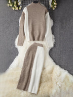 Women's Colorblock Sweater Set