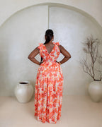 Roxy Dress (Coral Bloom Print)