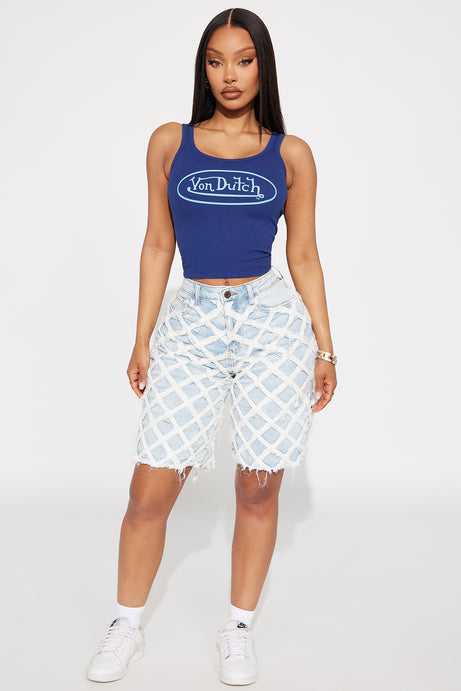 Von Dutch Ribbed Tank Top