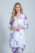 RBY-137- Tye & Dye Crepe 2 Piece Co-ord