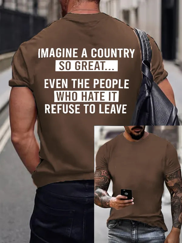 Men's IMAGINE A COUNTRY T-Shirt