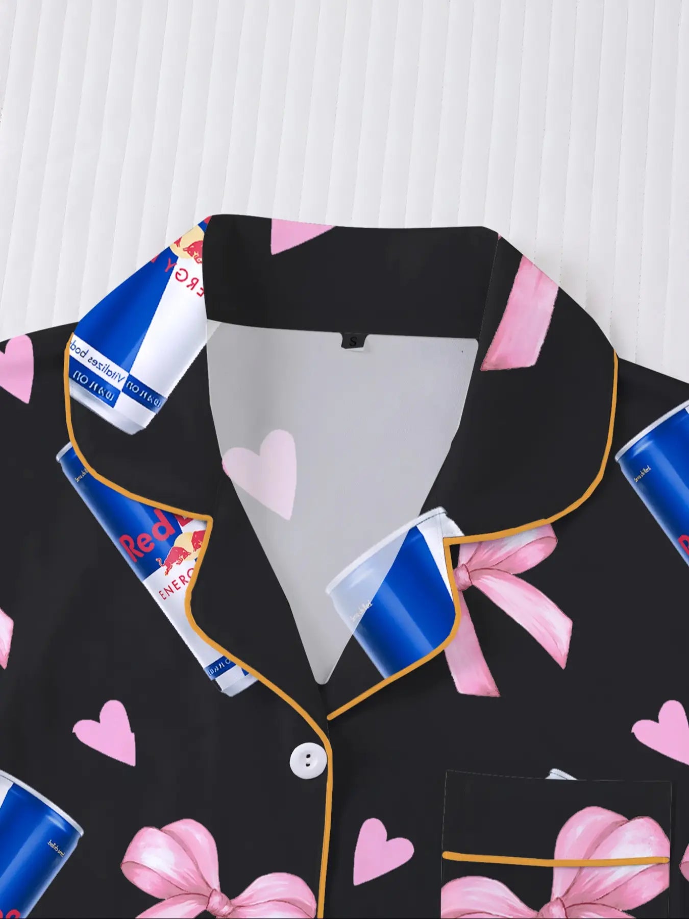 Women's Heart & Bow Print Sleepwear Set