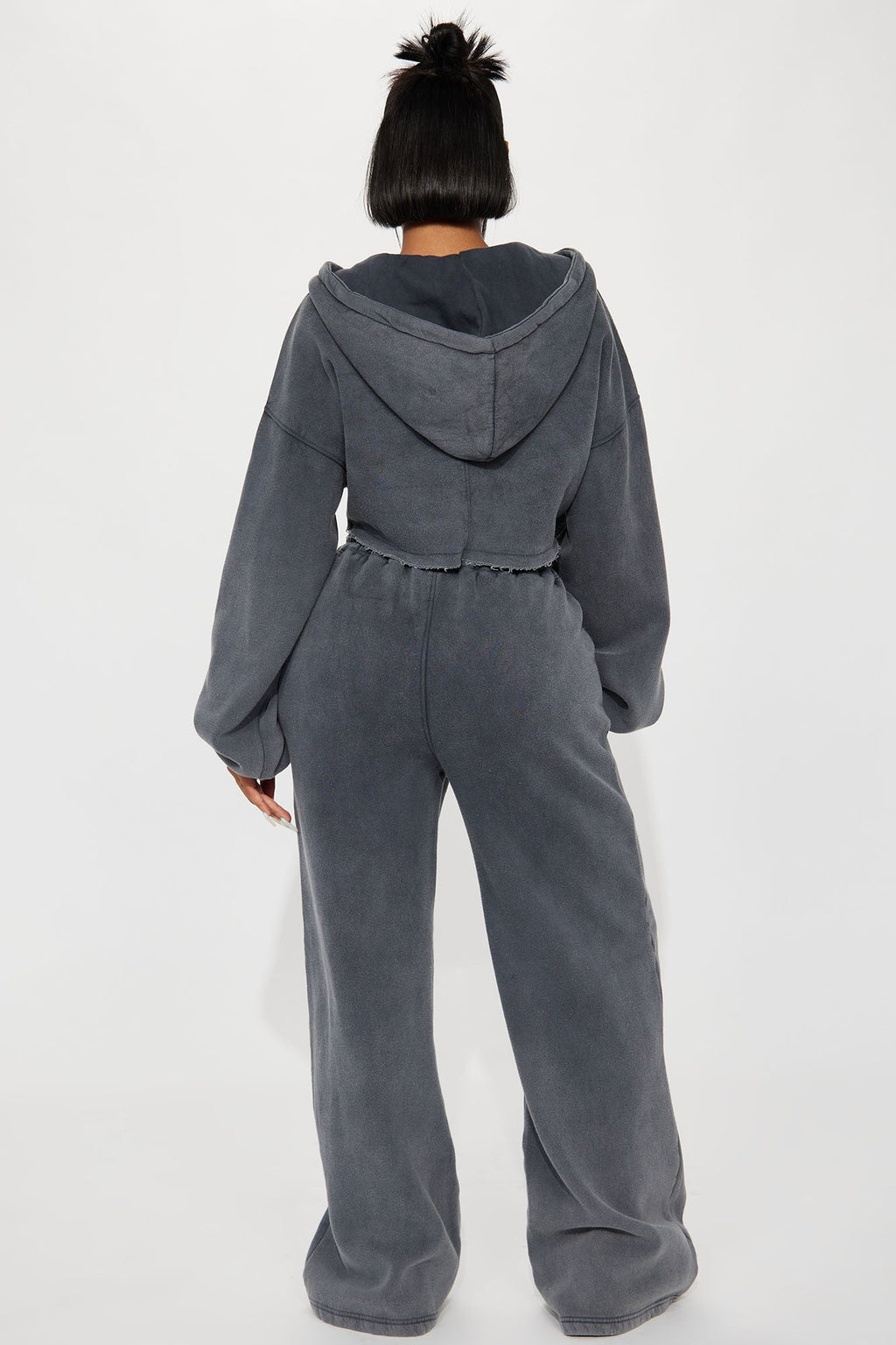 On The Go Fleece Pant Set - Blue
