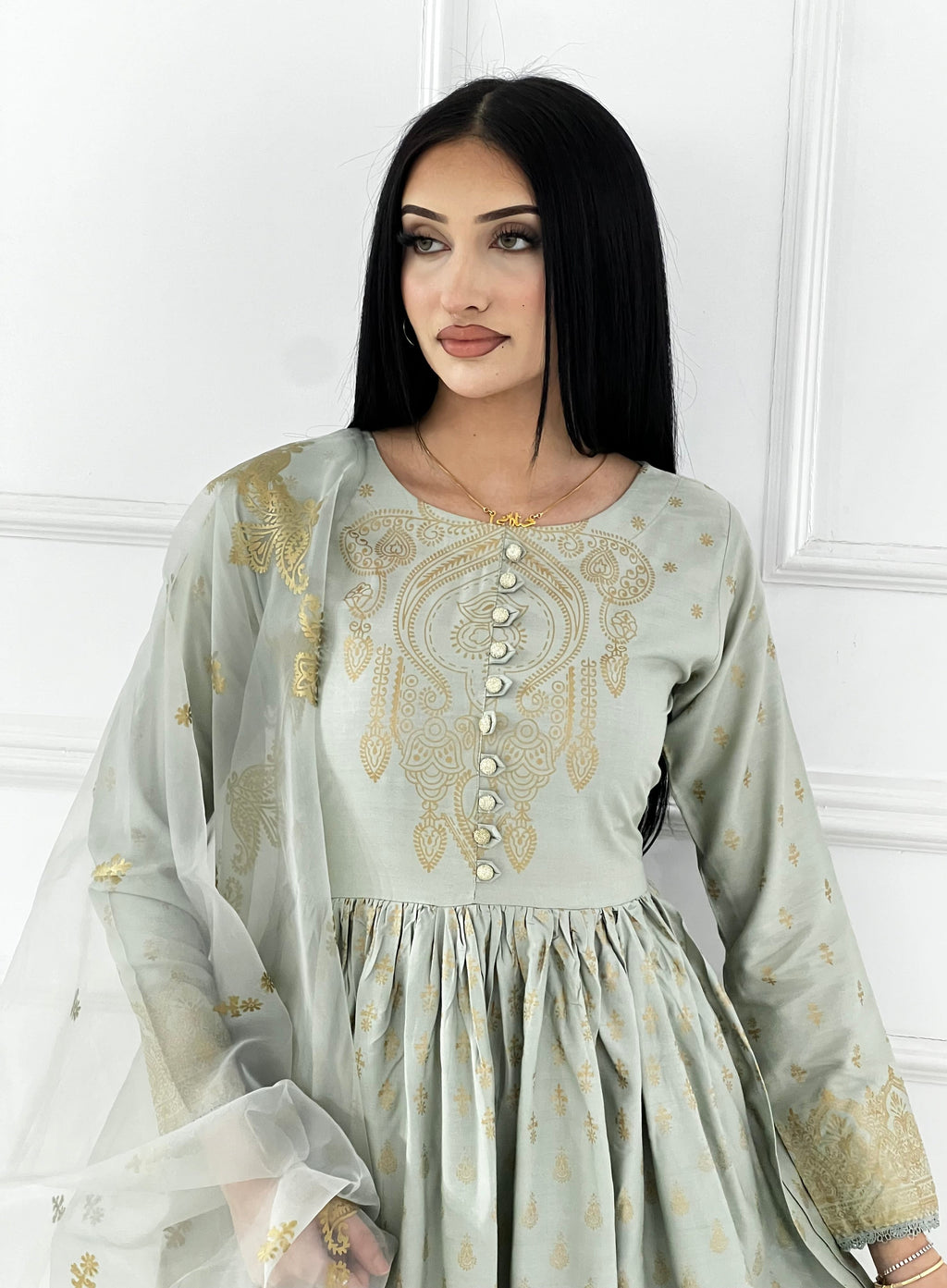 HK245 Gavinchi - Readymade Mother & Daughter Dress