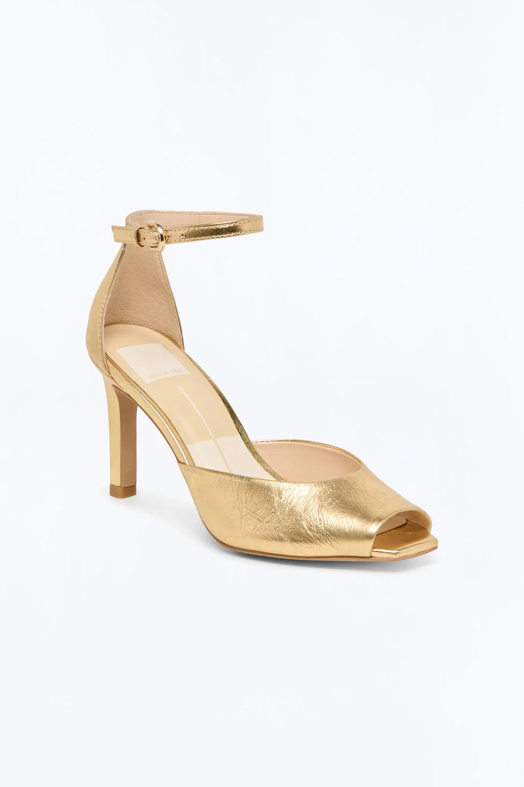 Dolce Vita Serlo Peep Toe Heels - Black