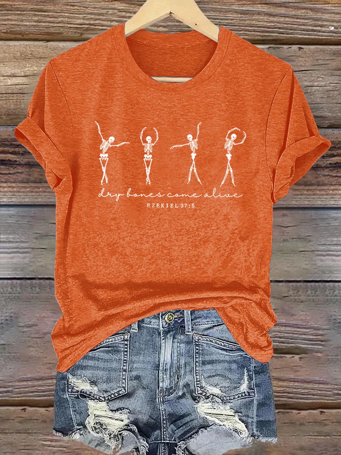 Women's Fun Skull Faith T-shirt