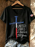 Women's Casual Print Short-Sleeve T-Shirt