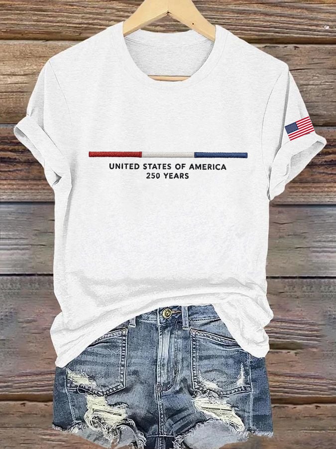 Women's America 250th Anniversary  T-shirt