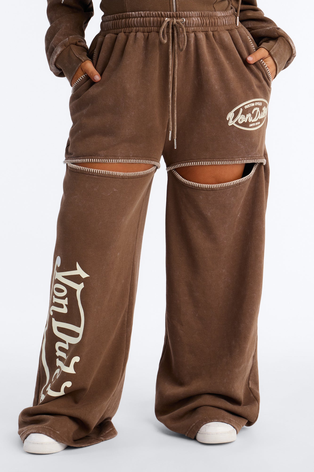 Von Dutch Washed Faded Heat Pants