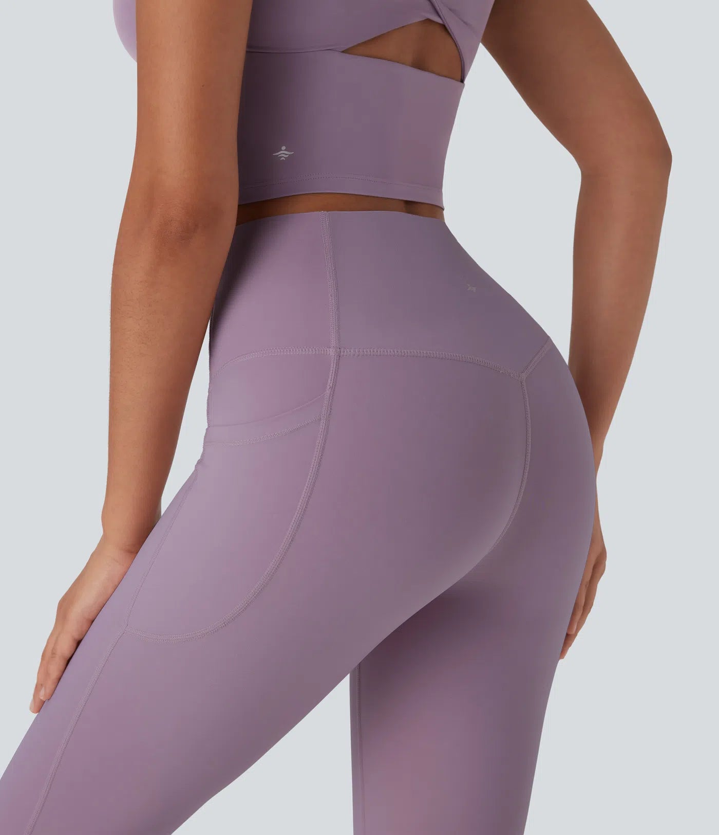 UltraSculptTM Cool Quick Dry High Waisted Tummy Control Shaping Yoga Leggings with Pockets-UPF50+