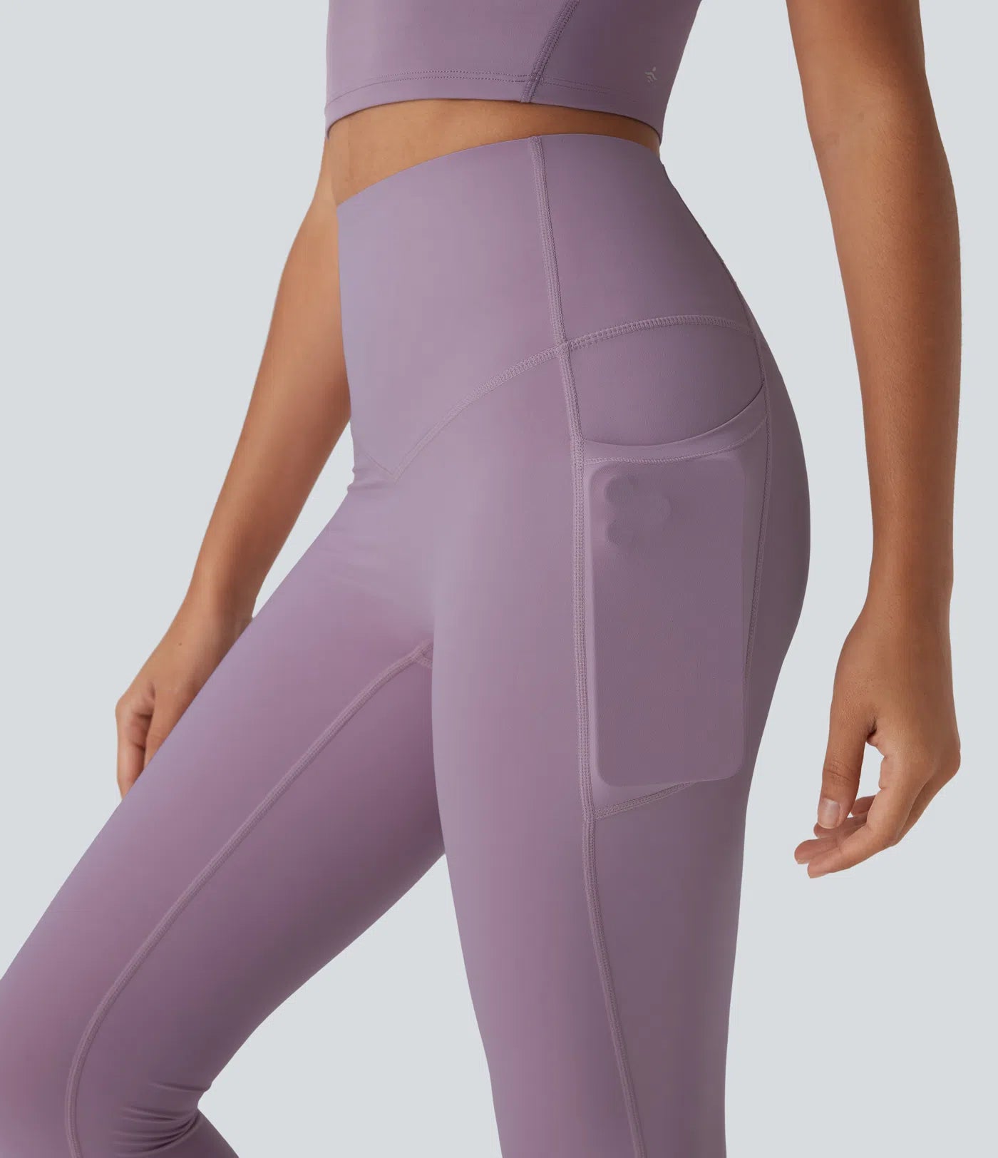 UltraSculptTM Cool Quick Dry High Waisted Tummy Control Shaping Yoga Leggings with Pockets-UPF50+