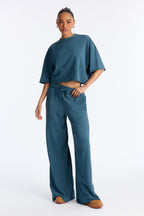 Strollin' Around Pant Set - Charcoal