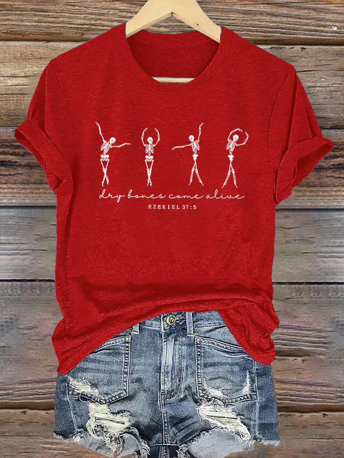 Women's Fun Skull Faith T-shirt