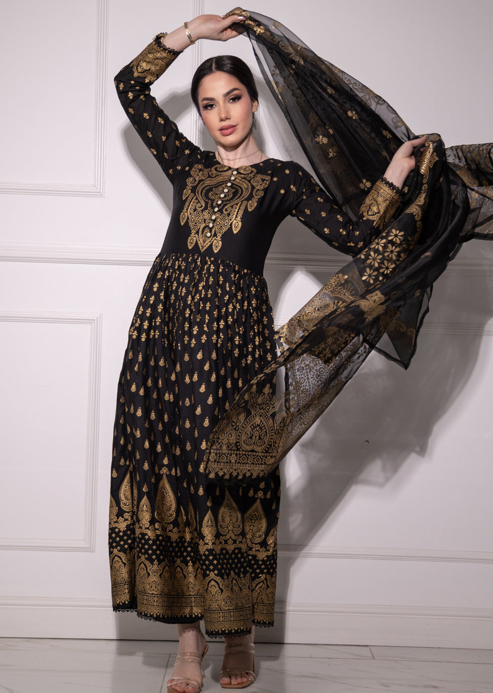 HK245 Gavinchi - Readymade Mother & Daughter Dress