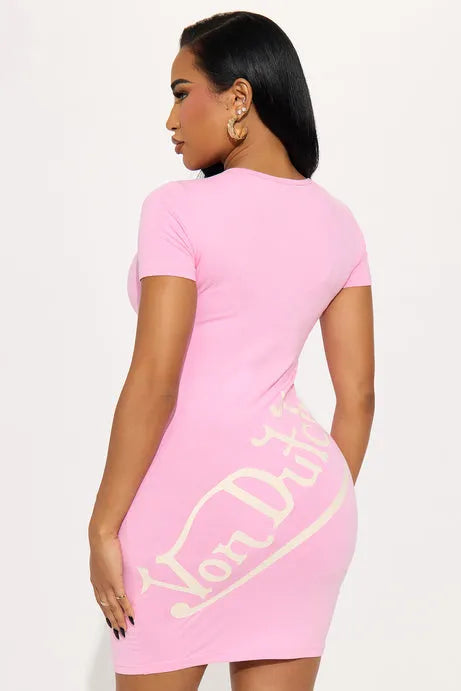 Von Dutch Wings T Shirt Mini Dress