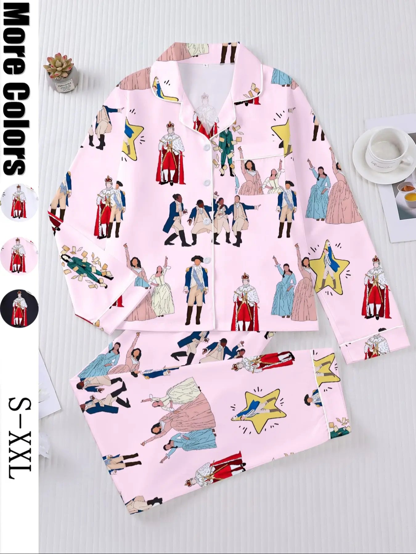 Hamilton Musical Print Women's Pajama Set