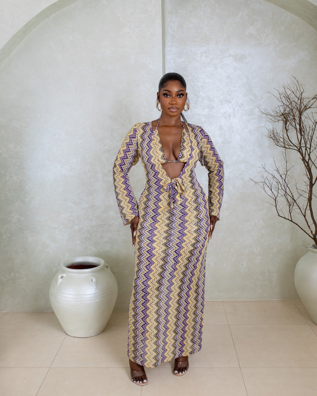 Riyah Bikini & Beach Cover Up(Zuri Print)