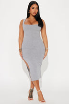 Cloud Nine Midi Dress Set - Black