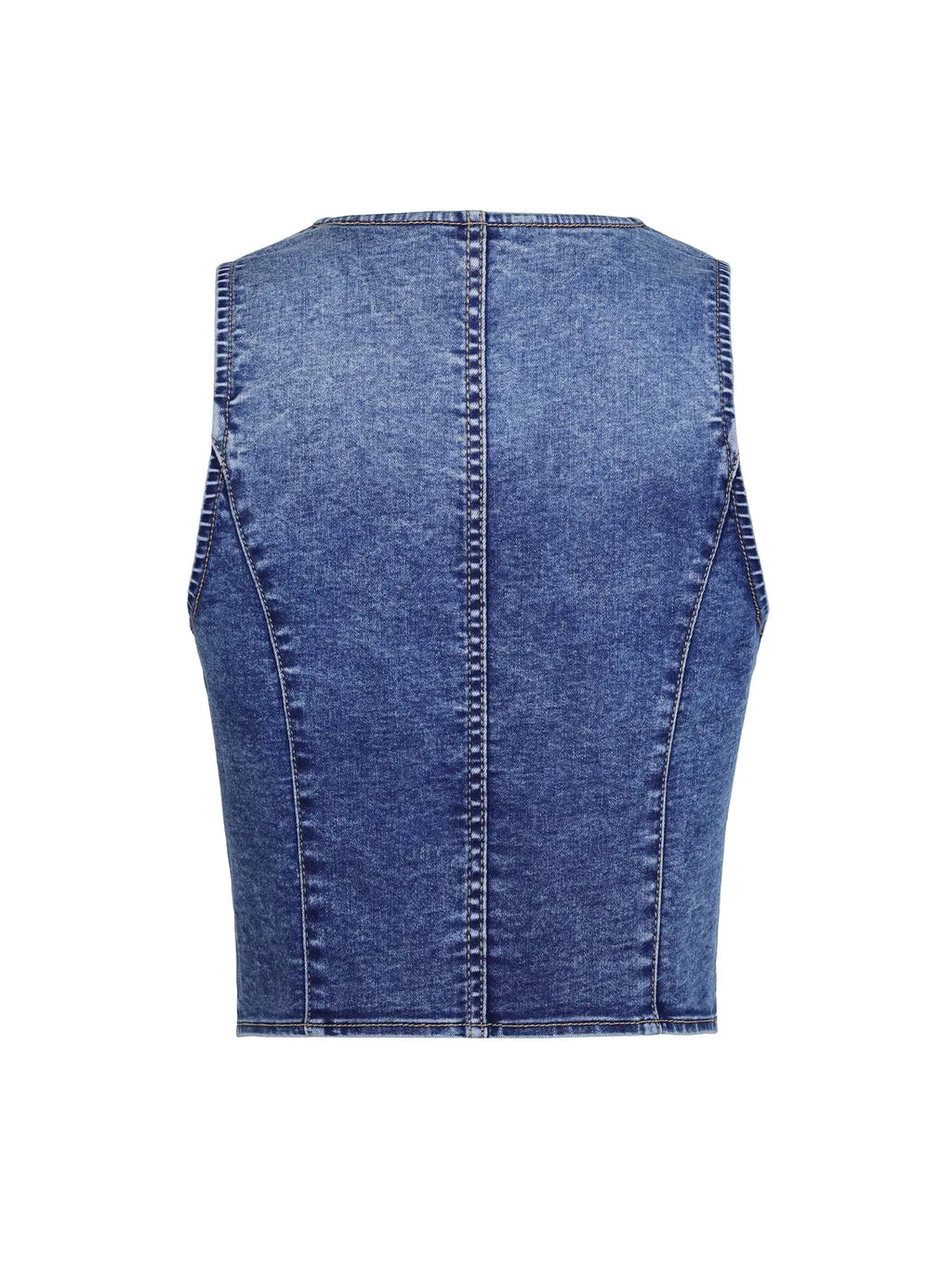 Women's Slim-Fit Denim Vest for Casual Summer Wear