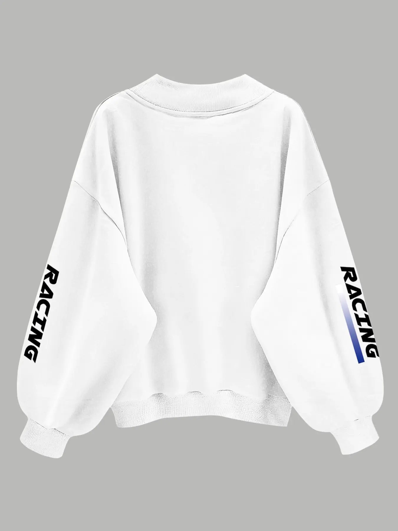Women's Number Print V Neck Sweatshirt, Casual Long Sleeve Pullover for Fall & Winter, Women's Clothes for Daily Wear, Womenswear Tops