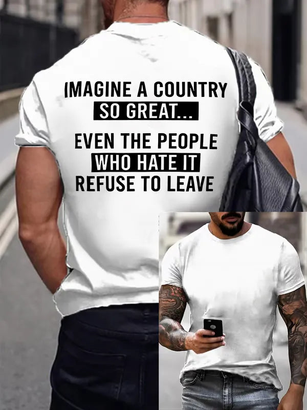 Men's IMAGINE A COUNTRY T-Shirt