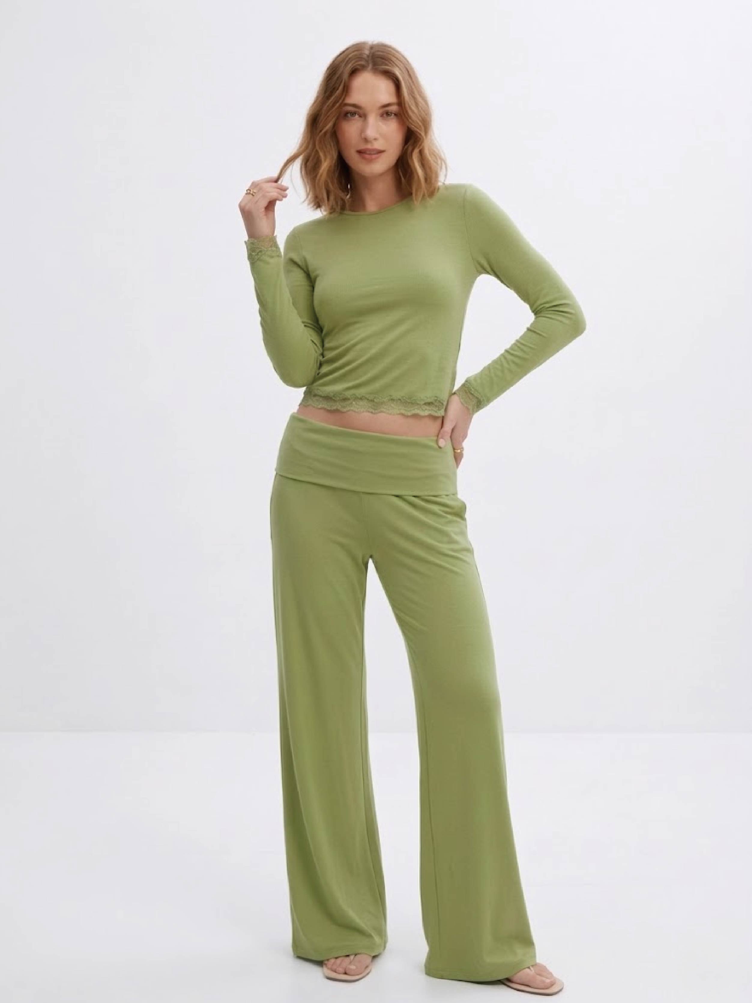 Y coral baggy yoga pants