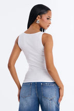Von Dutch x Betty Boop Cherry Lips Ribbed Tank Top