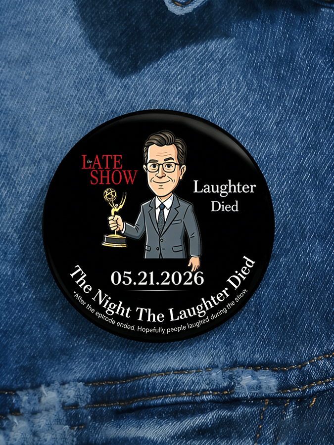 🔥Buy 3 Get 15% Off🔥Unisex "THE LATE SHOW" Print Brooch
