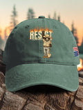 Retro Resist Save The Forest Service Print Baseball Cap