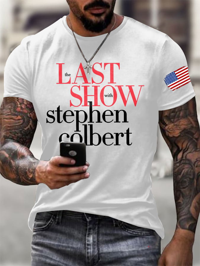 🔥Buy 3 Get 15% Off🔥Men's Retro Last Show Print T-Shirt