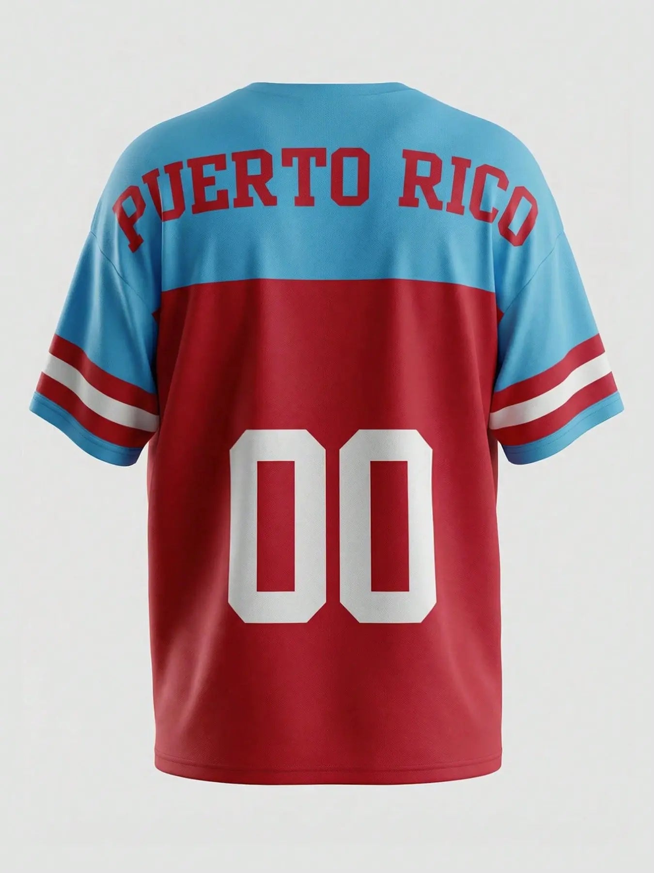 Women's Puerto Rico Soccer Jersey - Vibrant All-Over Print Athletic Top