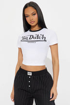 Von Dutch Short Sleeve PJ Boxer Pant Set