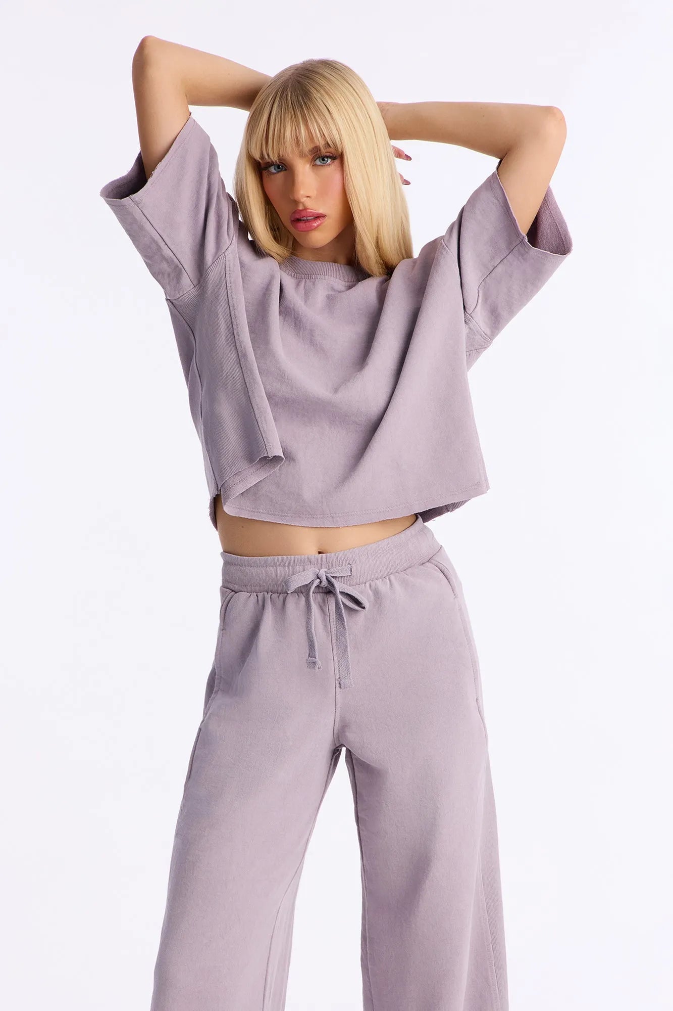 Strollin' Around Pant Set - Charcoal
