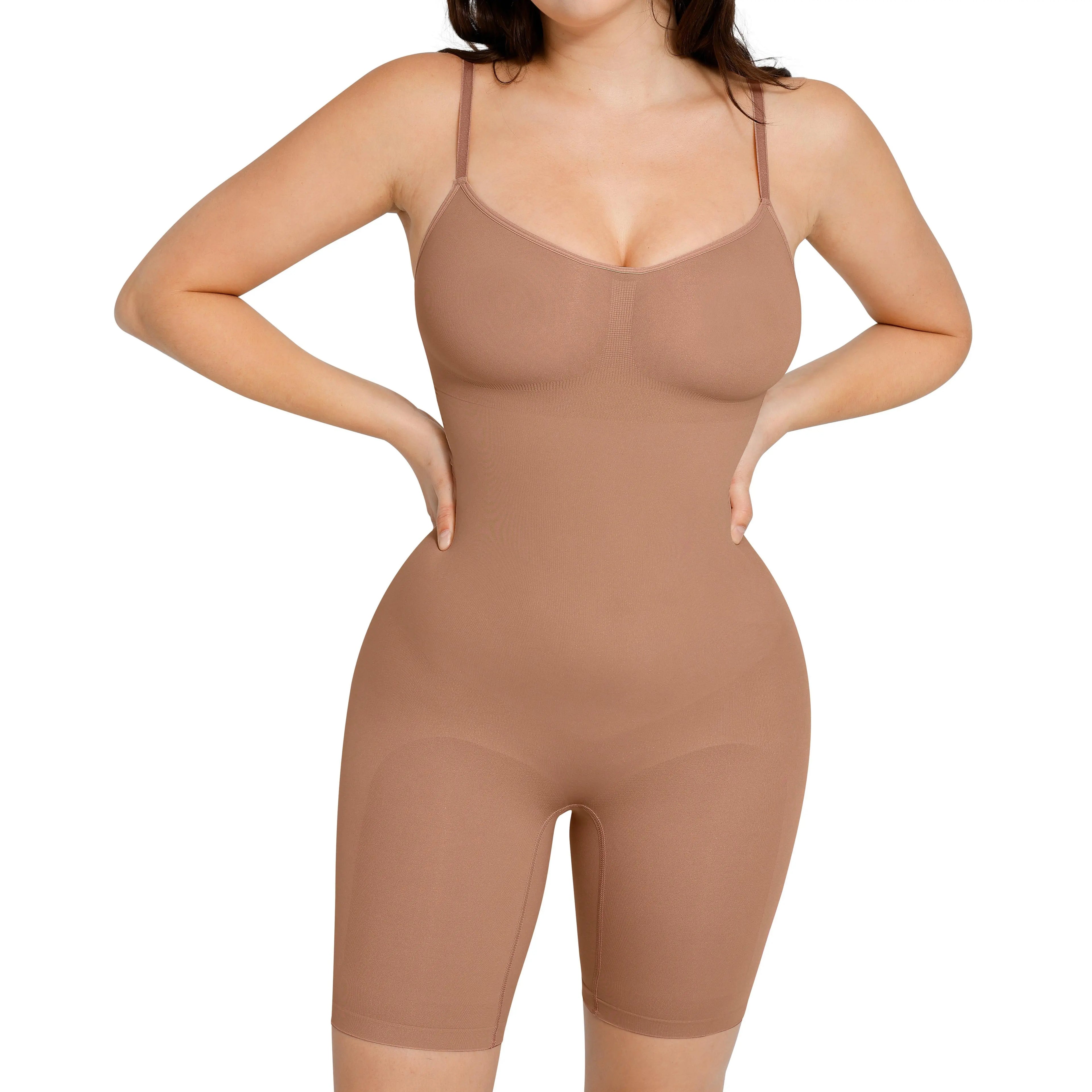 FeelinGirl Seamless Butt Lifter Bodysuit for Women