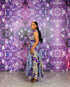 Anire Hand Beaded Ankara Dress