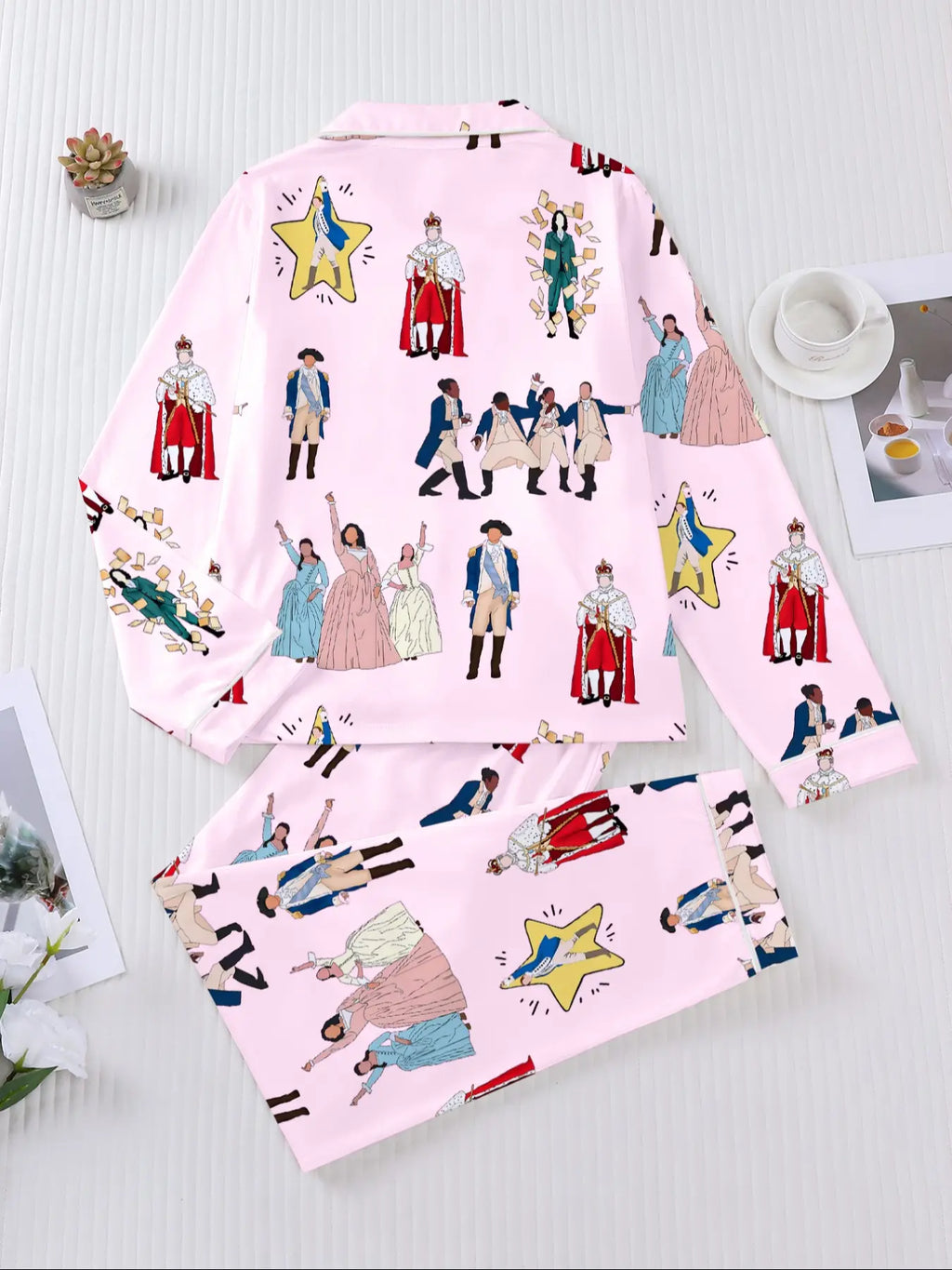 Hamilton Musical Print Women's Pajama Set
