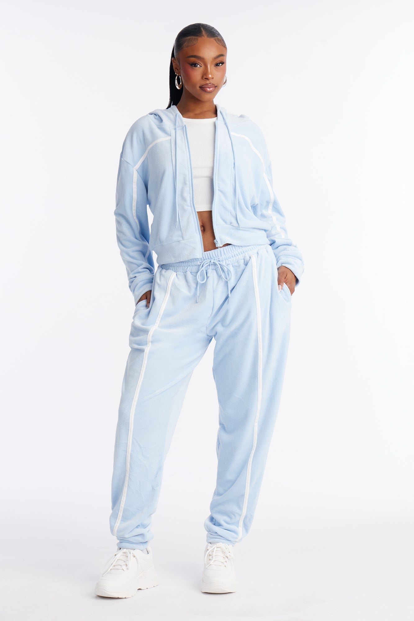 Basic Baddie Jogger Pant Set - Black