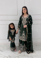 SHAZ1904 - Readymade - Chiffon - Mummy n Me Outfit