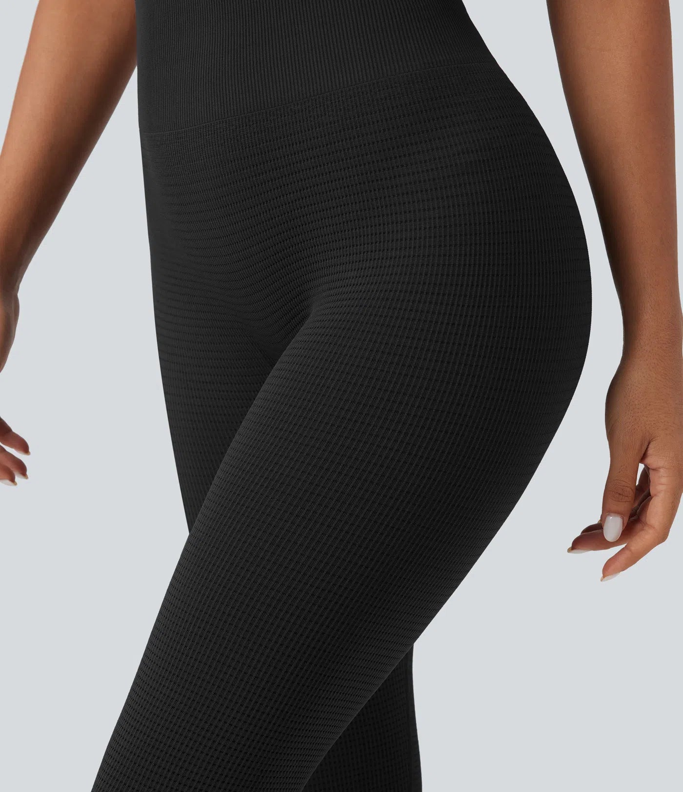 OneForm Seamless Flow Waffle High Waisted 7/8 Yoga Leggings