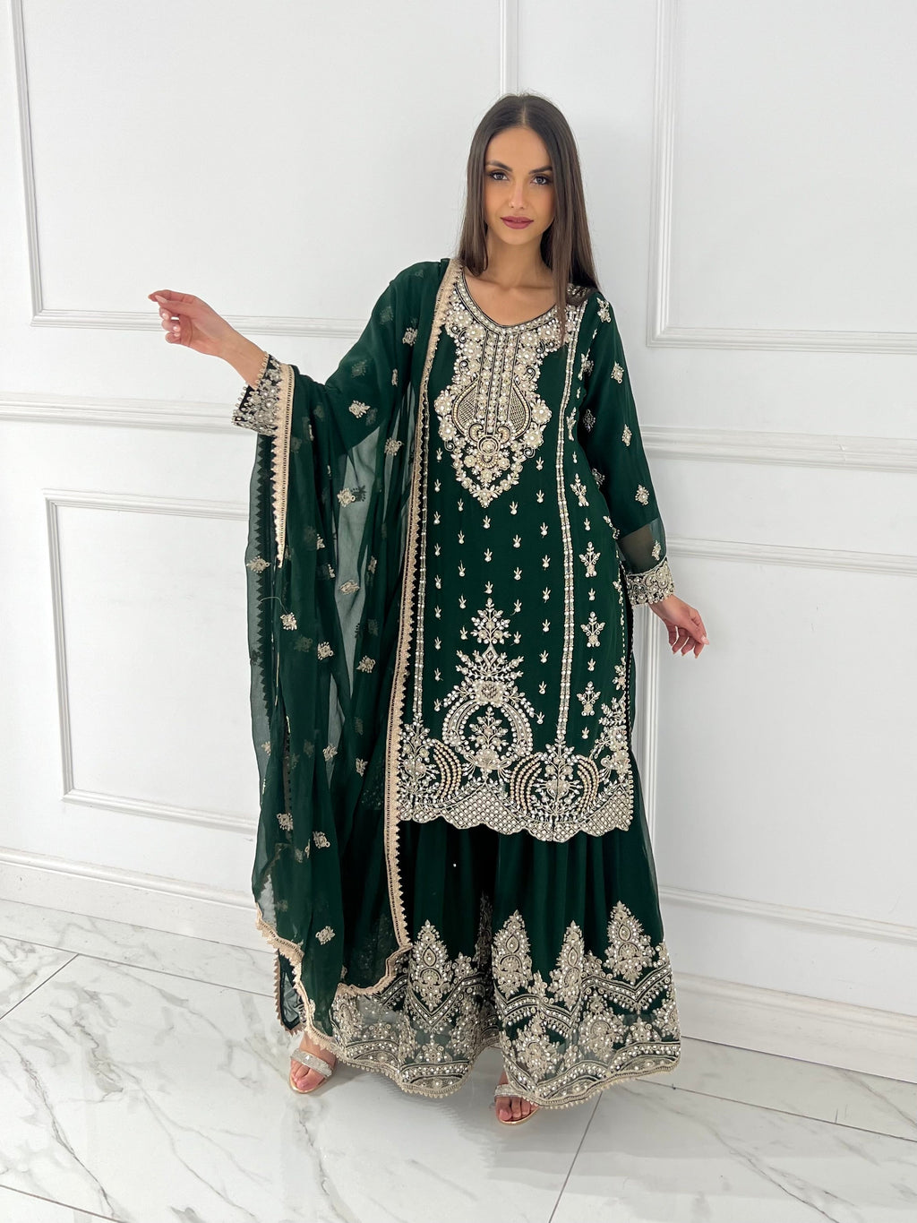 SHAZ1904 - Readymade - Chiffon - Mummy n Me Outfit