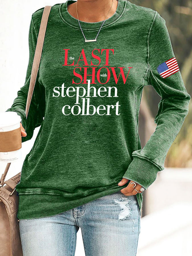 🔥Buy 3 Get 15% Off🔥Retro Last Show Print Sweatshirt