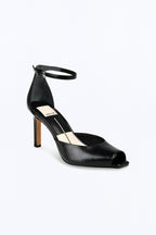 Dolce Vita Serlo Peep Toe Heels - Black