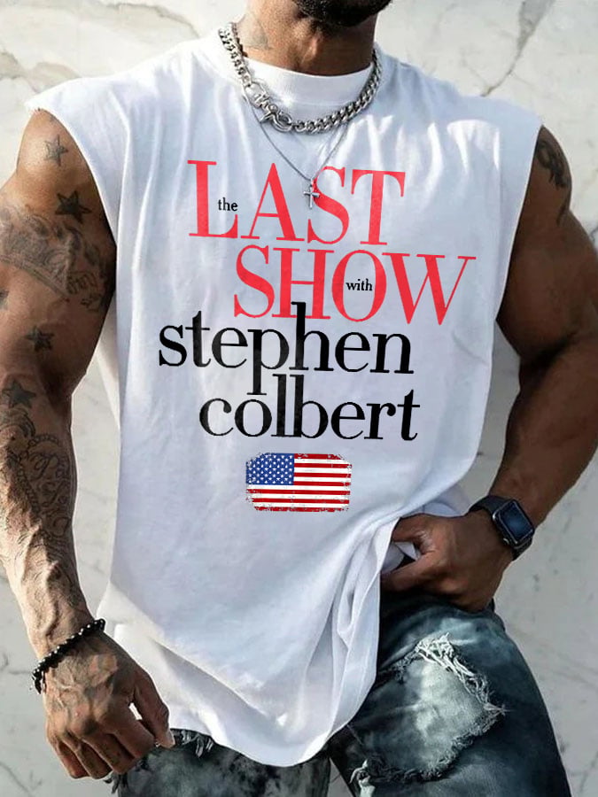 🔥Buy 3 Get 15% Off🔥Retro Men's Last Show Print Tops Tank